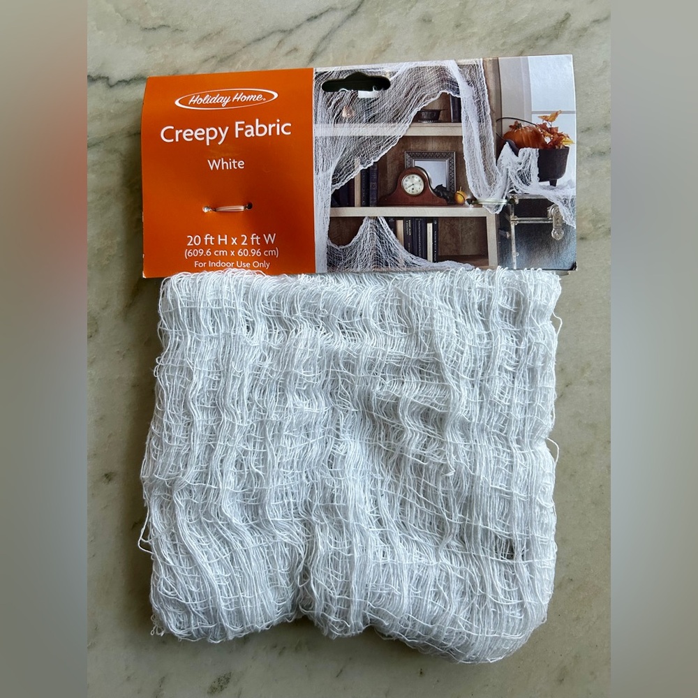 Holiday Home Creepy Fabric White
